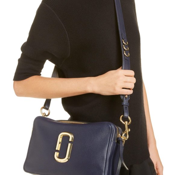 Marc Jacobs Handbags - Marc Jacobs Softshot 27 Cement / Lager Camera (Snapshot Bag)